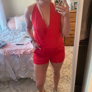 Red romper